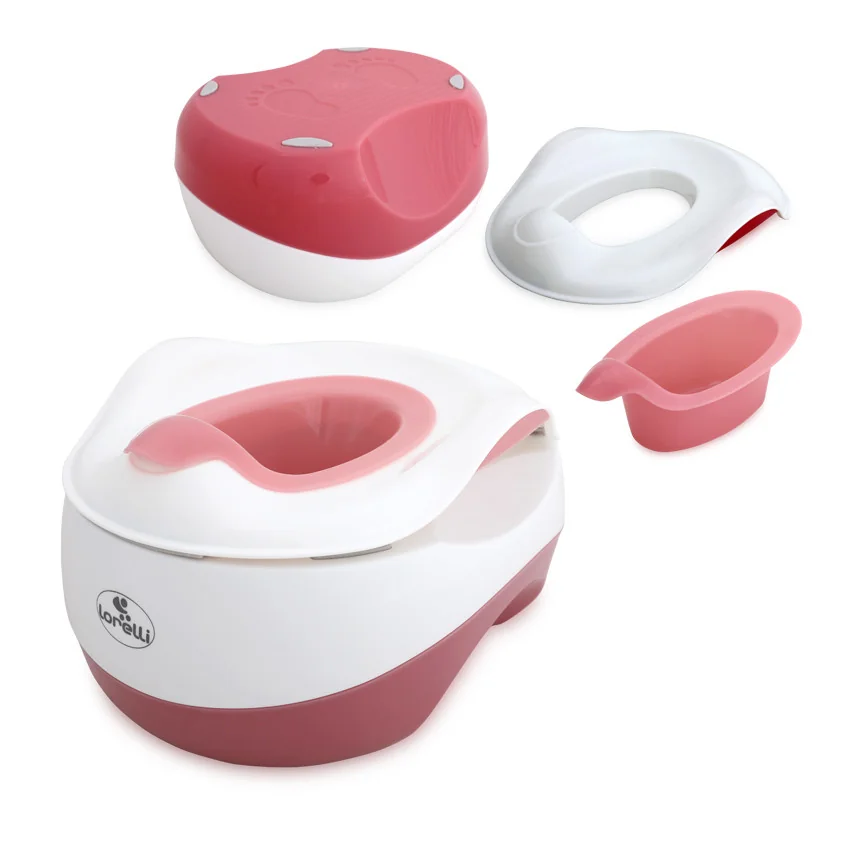 Lorelli Dětský nočník 3v1 WC TRANSFORM PINK