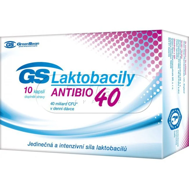 GS Laktobacily Antibio40 cps. 10
