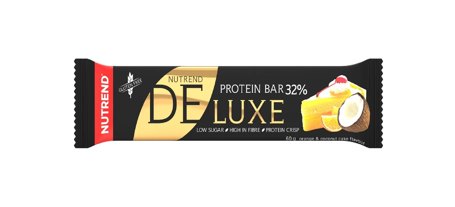 Nutrend Deluxe pomerančovo-kokosový koláč tyčinka 60 g