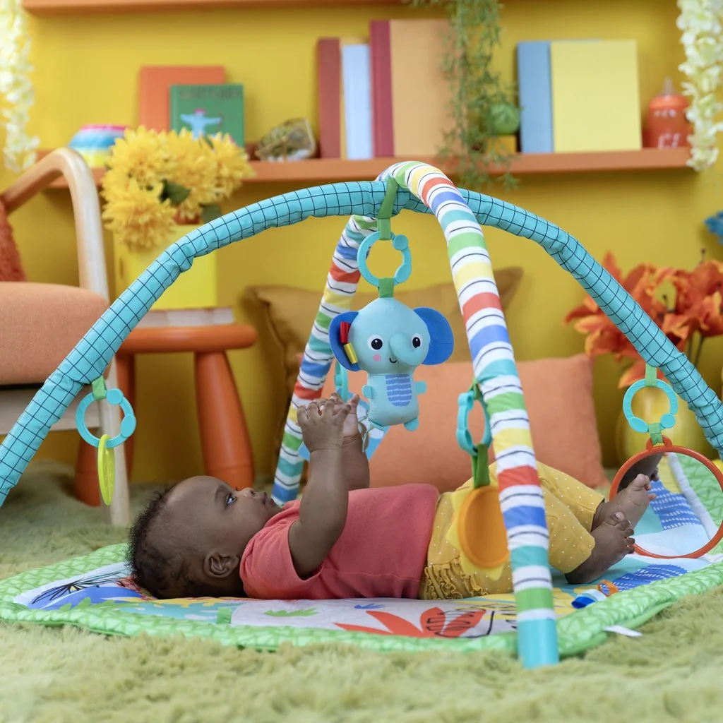 Brightstarts Deka na hraní Wild Wiggles s aktivitami 0m+