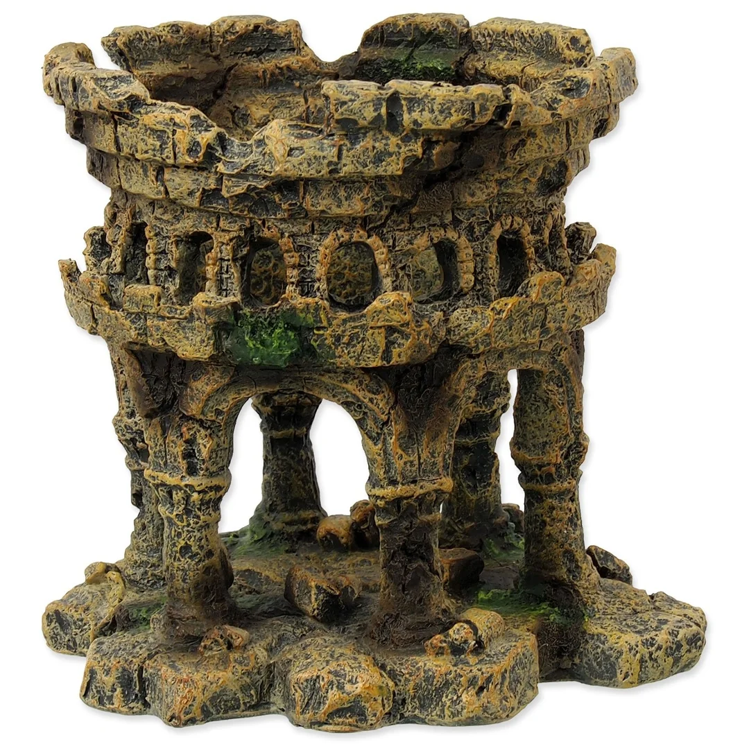 Aqua Excellent Dekorace Zřícenina hradu 12,5x12x12cm