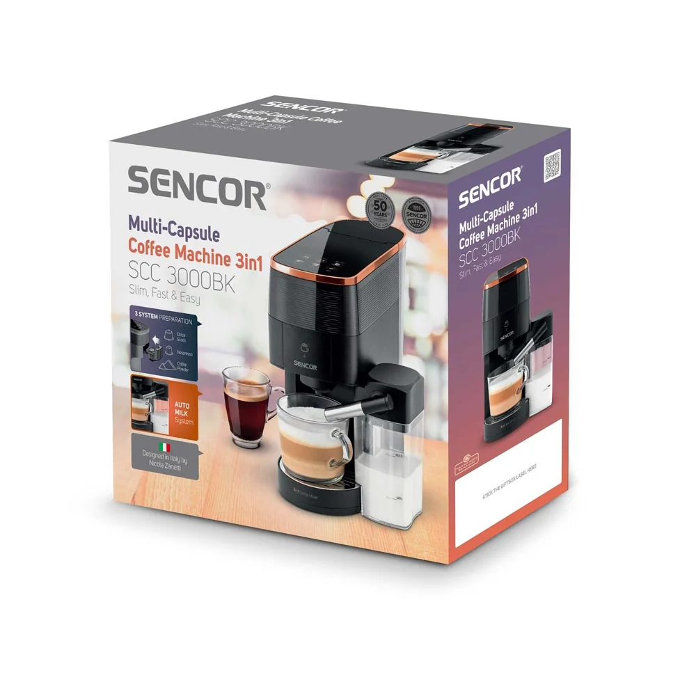 SENCOR SCC 3000BK Marco Polo kávovar