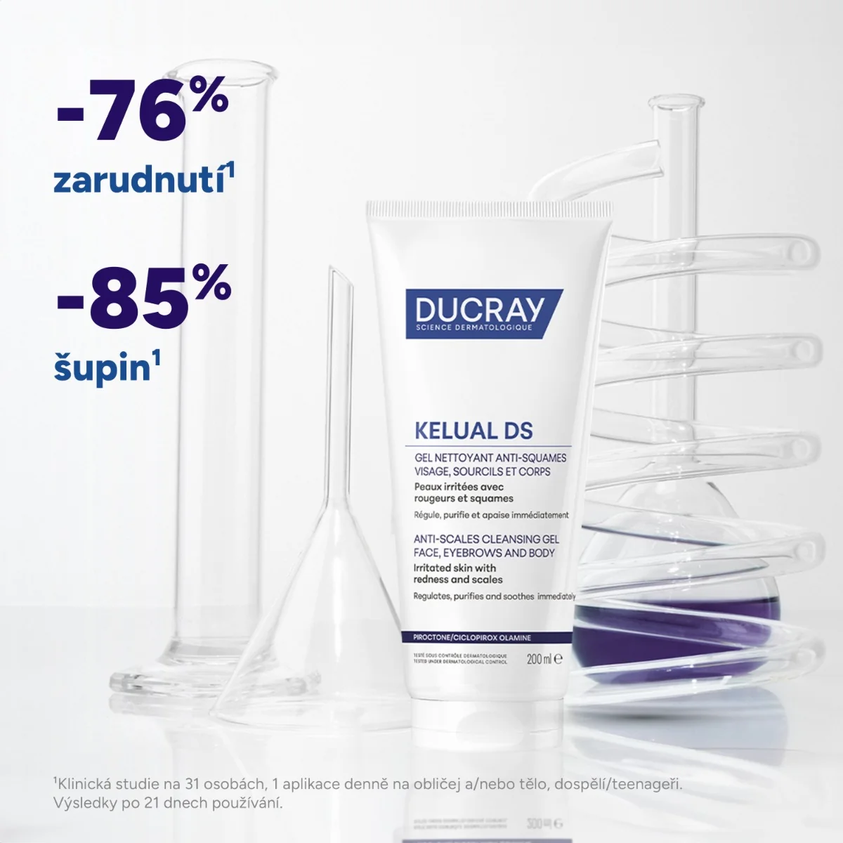 Ducray Kelual DS Čisticí gel 200 ml