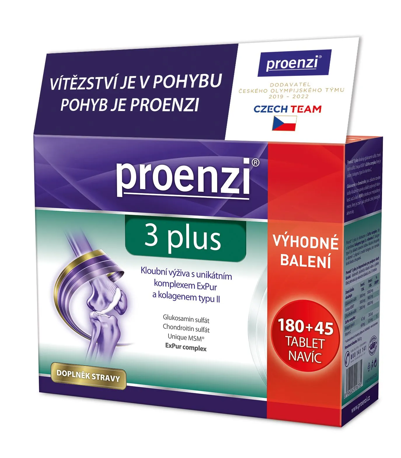 Proenzi 3 plus 180+45 tablet