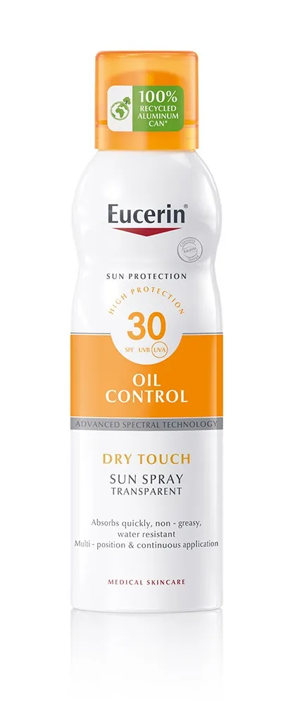 Eucerin Sensitive Protect Dry Touch SPF30 transparentní sprej 200 ml