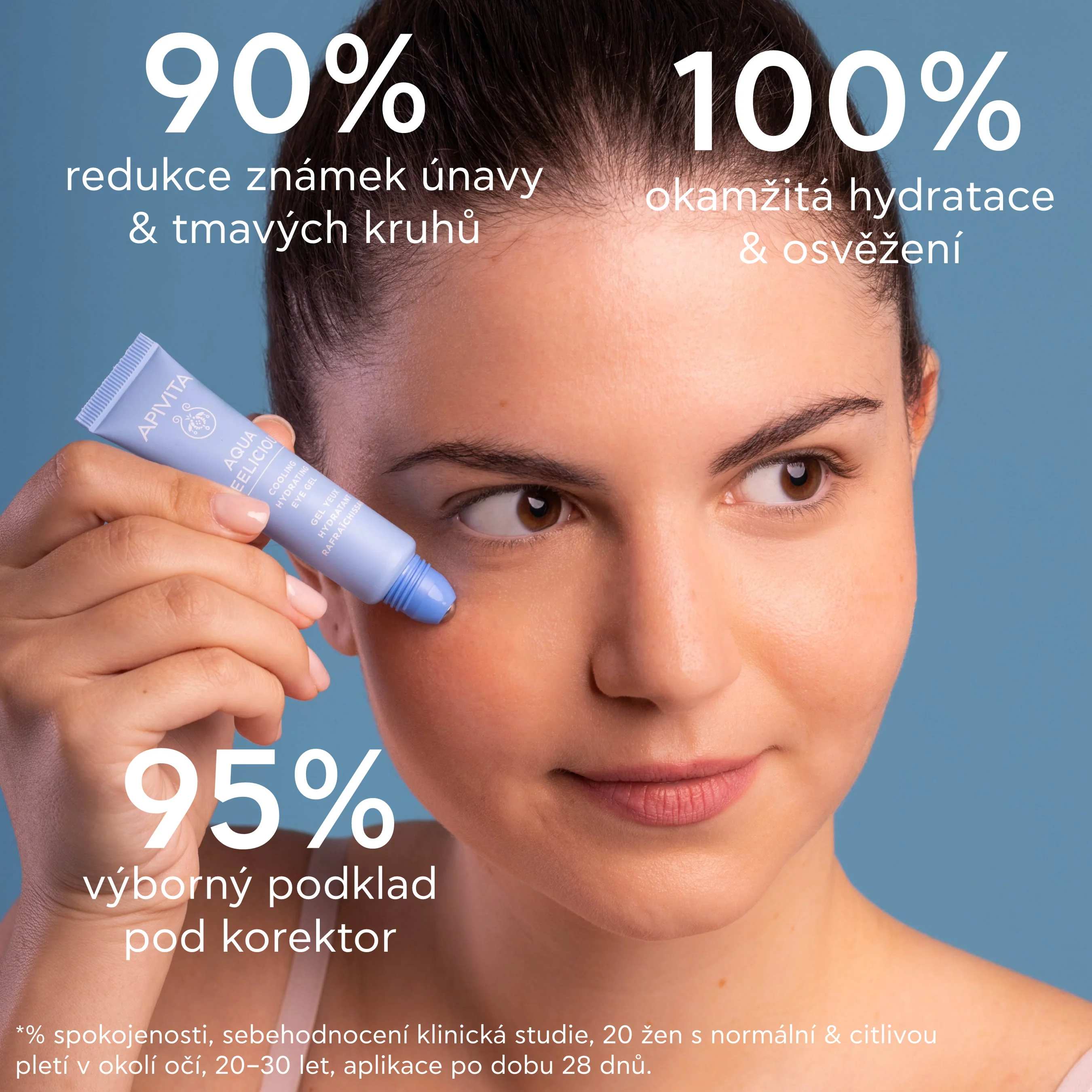 APIVITA Aqua Beelicious Cooling hydratační oční gel 15 ml