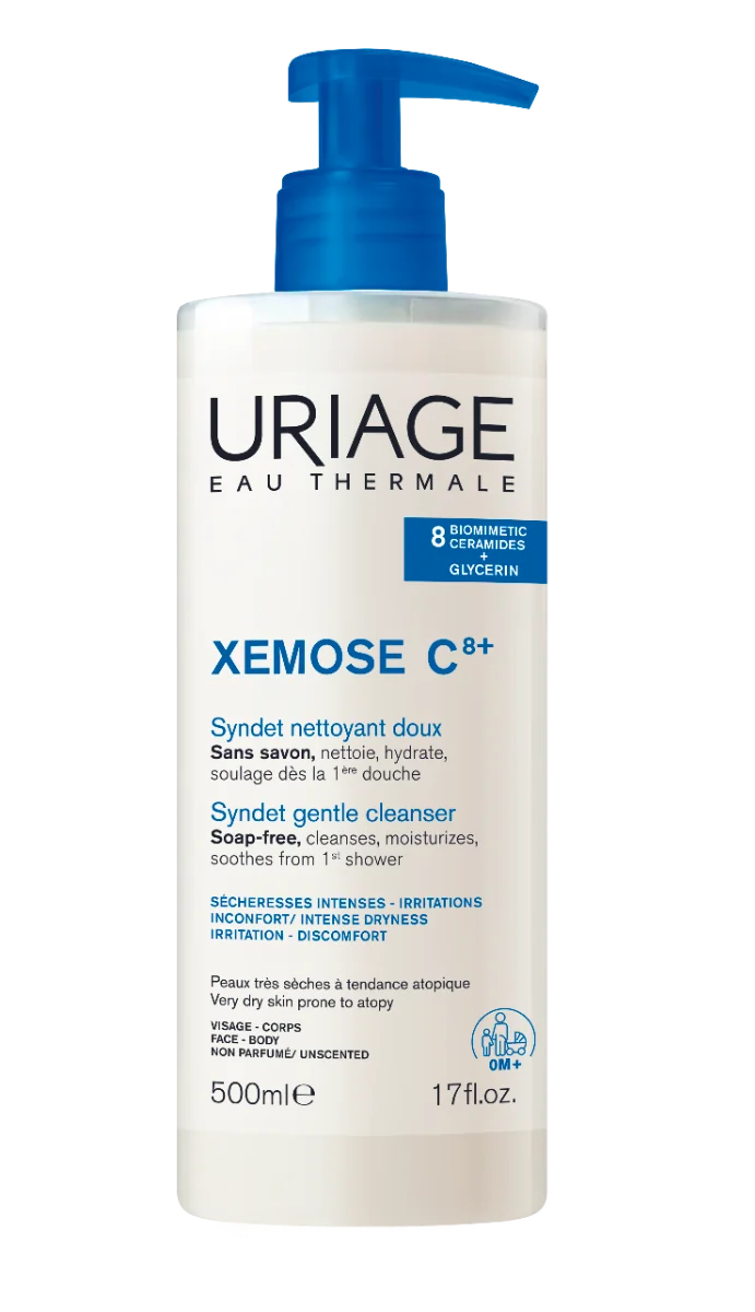 Uriage Xémose C8+ Mycí gel pro velmi suchou až atopickou pokožku 500 ml