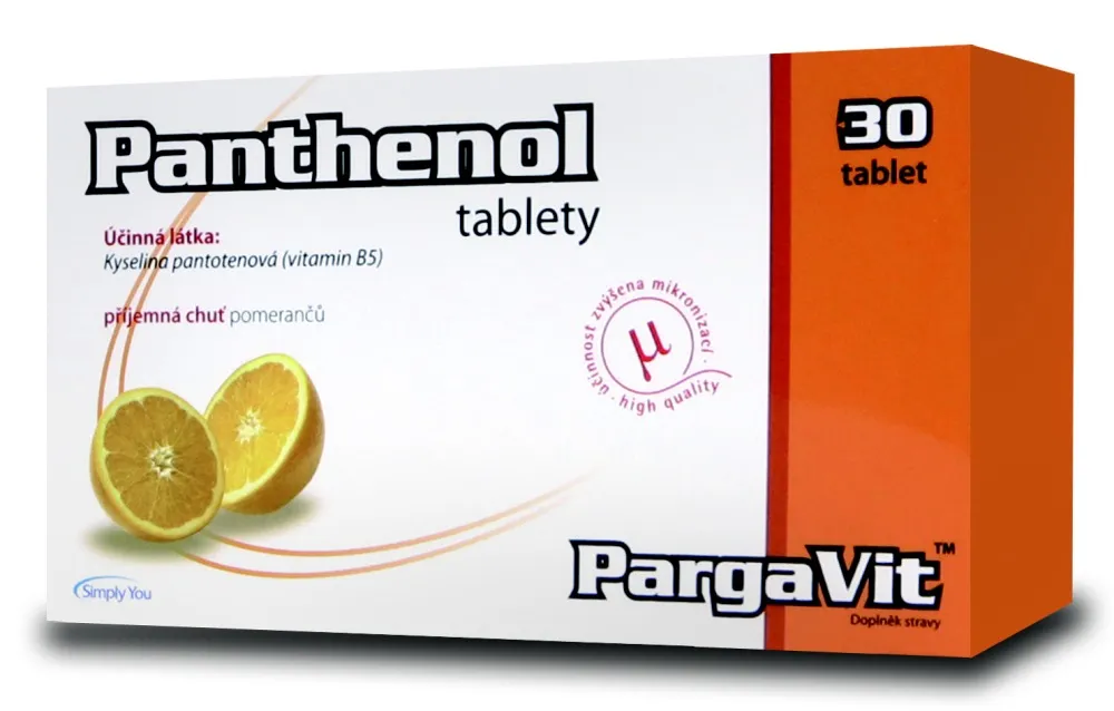 Pargavit Panthenol 30 tablet