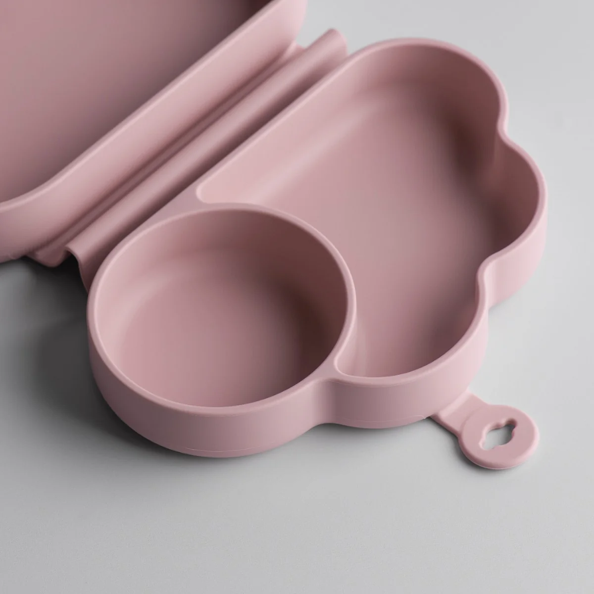 Tommee Tippee Silikonový svačinový box 1 ks růžový
