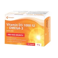 Noventis Vitamín D3 1000 IU + Omega-3