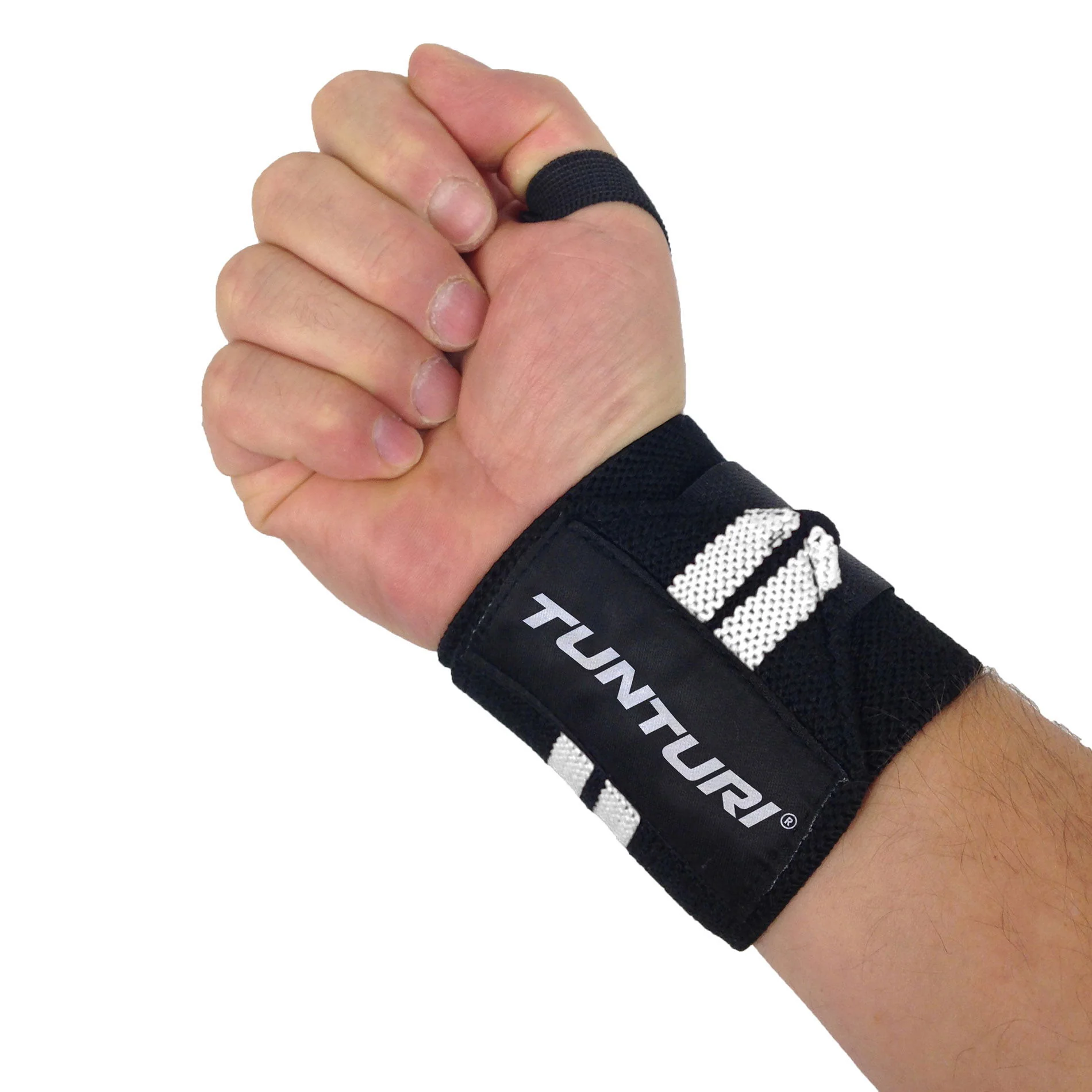 Tunturi Bandáže na zápěstí Wrist Wraps - pár varianta červené