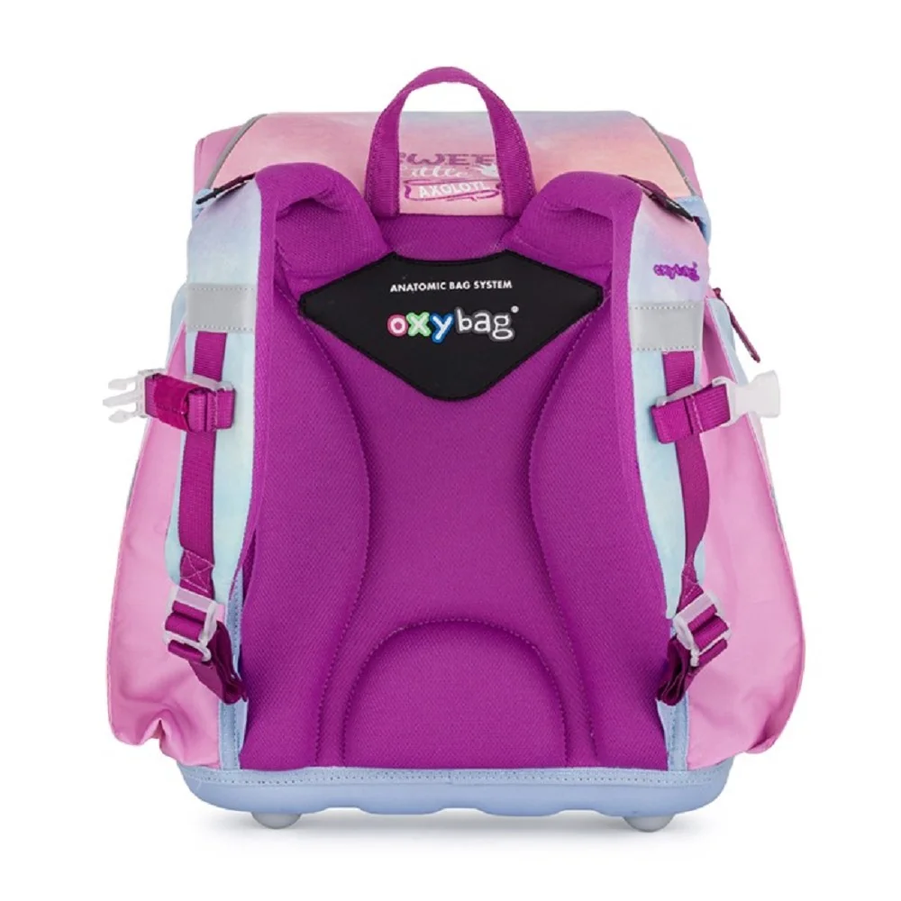 Oxybag PREMIUM LIGHT - školní aktovka Axolotl