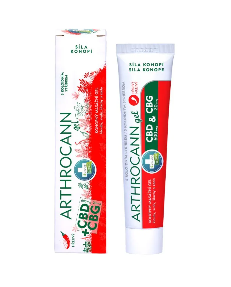 Annabis Arthrocann CBD + CBG hřejivý masážní gel 75 ml