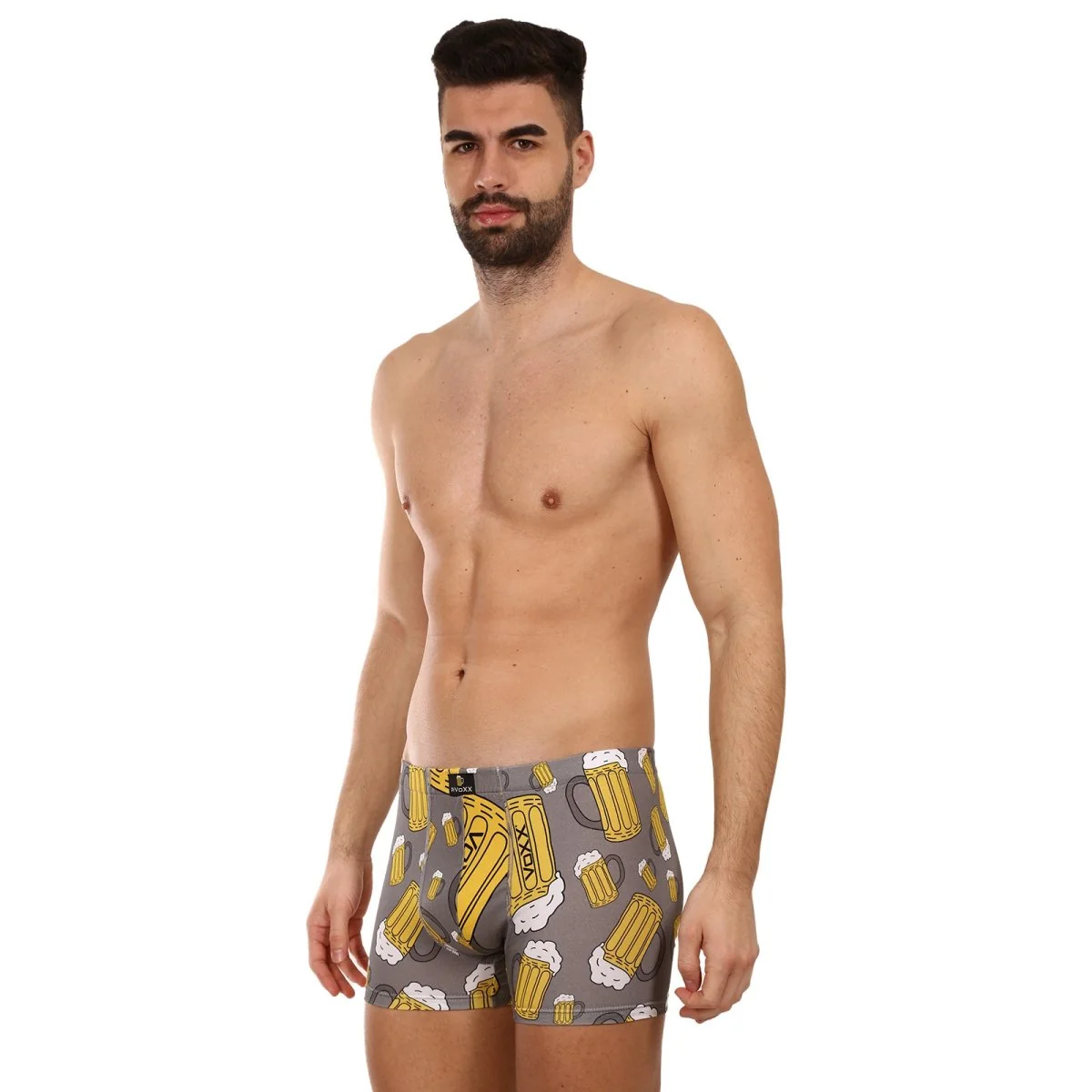 VoXX Pánské boxerky vícebarevné (Kevin-pivo/velké šedé) M