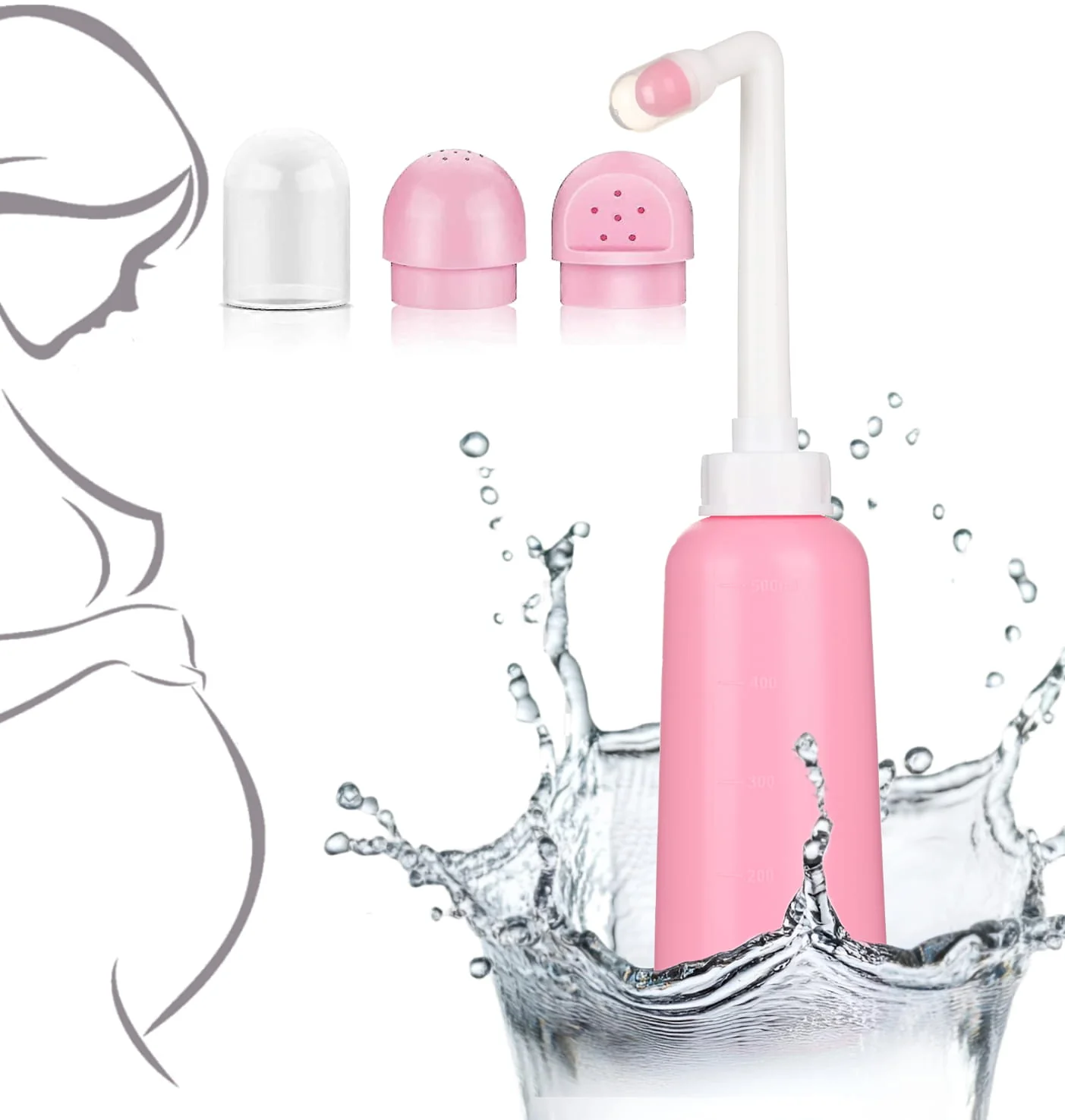 BocioLand Sprška, láhev na intimní hygienu po porodu