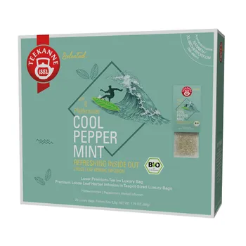 Teekanne Cool Peppermint Luxury Bags BIO 20x2,5 g