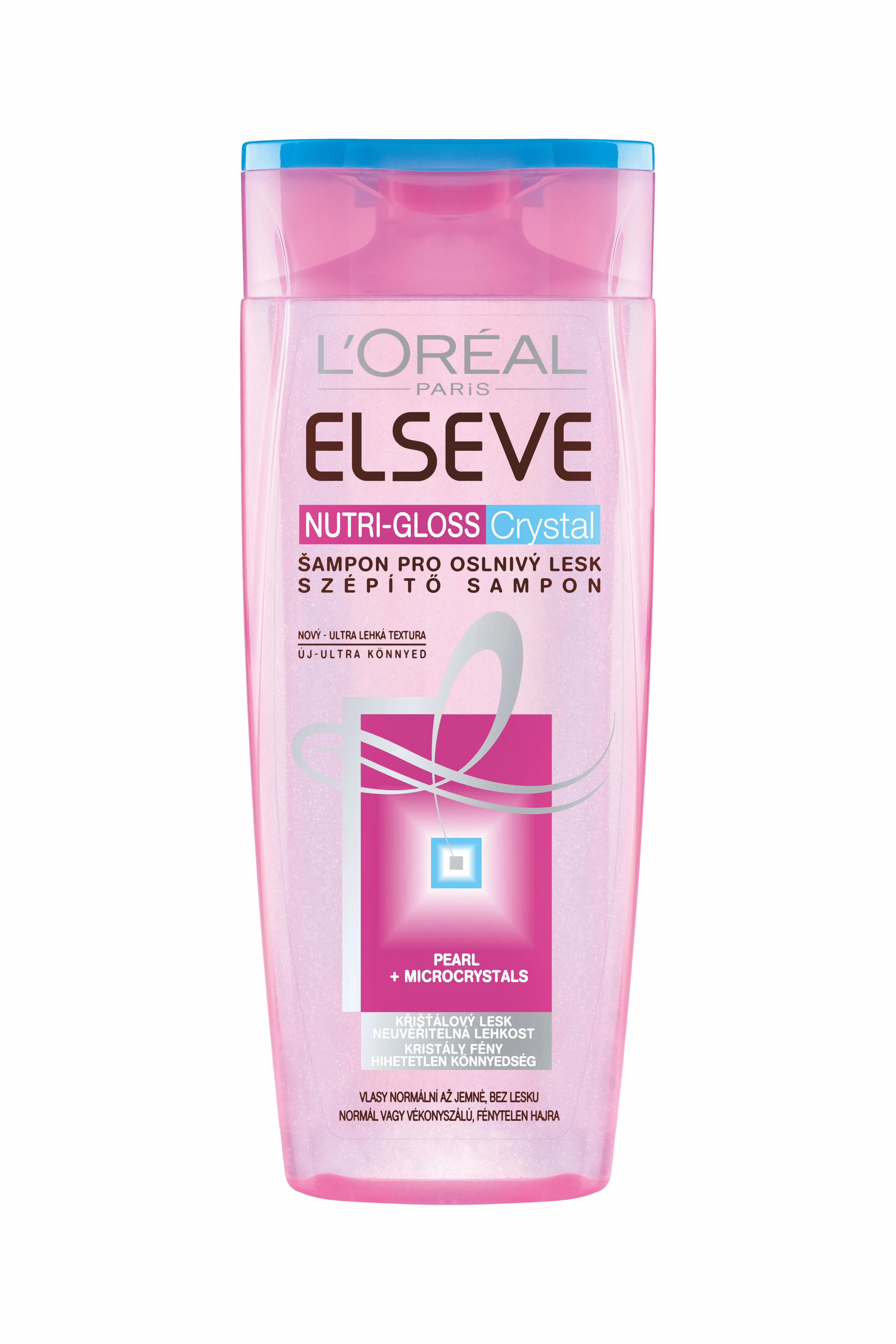 L'Oréal Paris Elseve Nutri-Gloss Crystal šampon pro oslnivý lesk 250ml