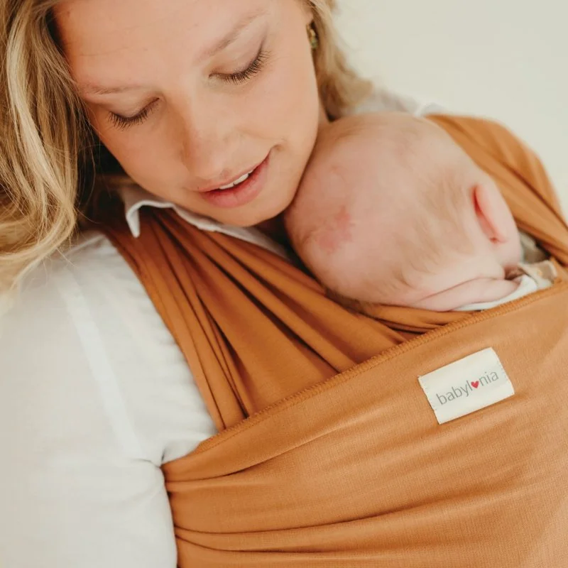Babylonia nosítko TRICOT-SLEN BAMBOO Pecan Brown