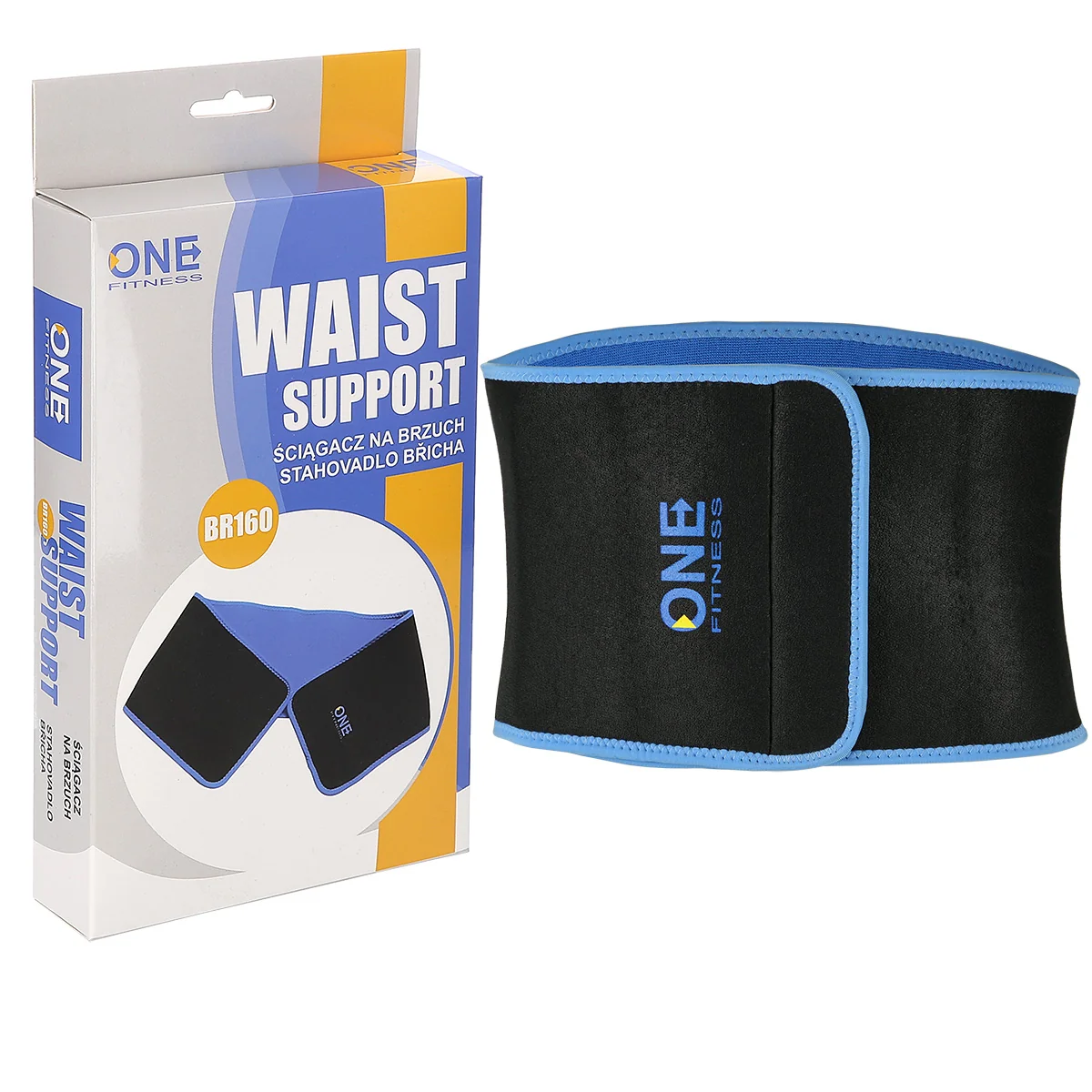 ONE FITNESS Zeštíhlující bederní pás BR160