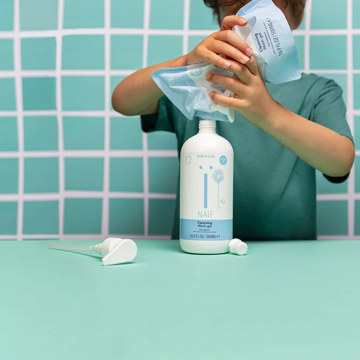 NAIF Čisticí a mycí gel pro děti a miminka 500 ml