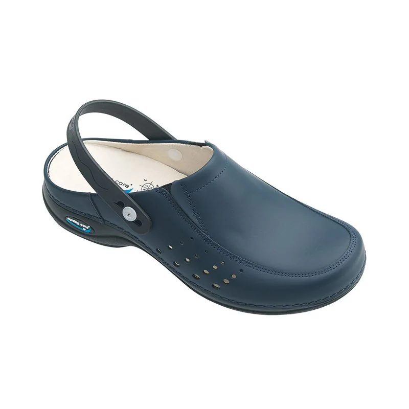 Nursing Care BERLIM WG4AP03 pracovní kožená pratelná obuv unisex tmavě modrá, vel: 43