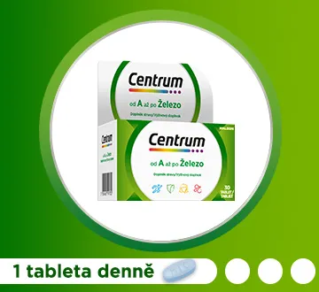 Centrum multivitamín AZ - 1 tableta denně