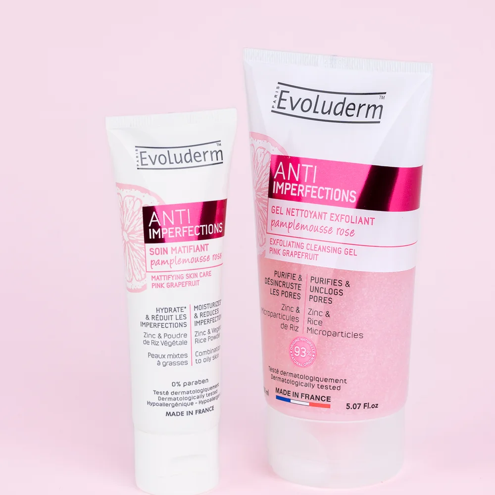 Evoluderm Exfoliační čisticí gel pro problematickou pleť Pink Grapefruit 150 ml