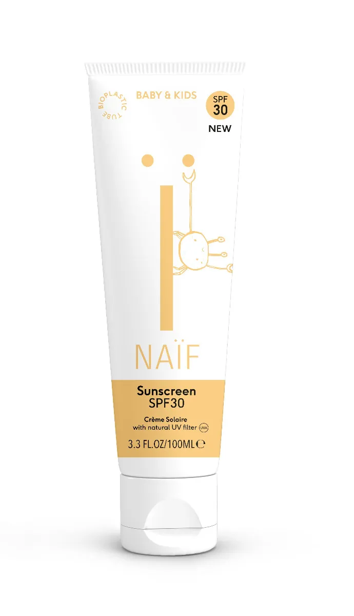 NAIF Ochranný krém na opalování pro děti a miminka SPF30 100 ml