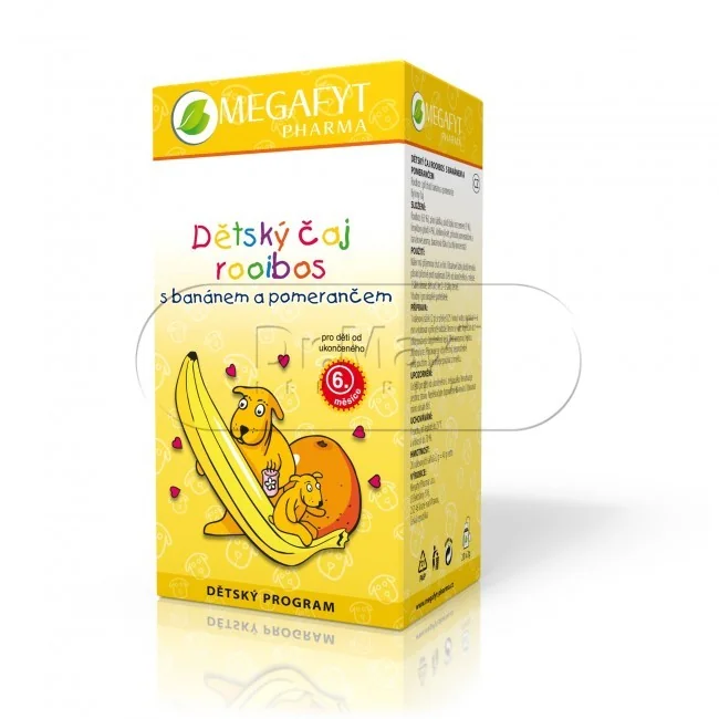 Megafyt Dětský čaj rooibos banán a pomerač n.s.20x2g