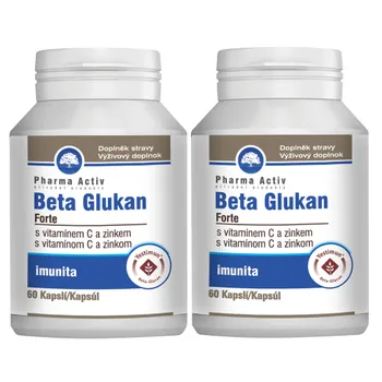 Pharma Activ Beta Glukan Forte vitamín C a zinek 60 kapslí 1+1 