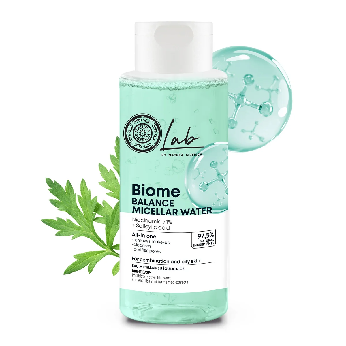 Natura Siberica Lab Biome Balance Micelární voda 400 ml