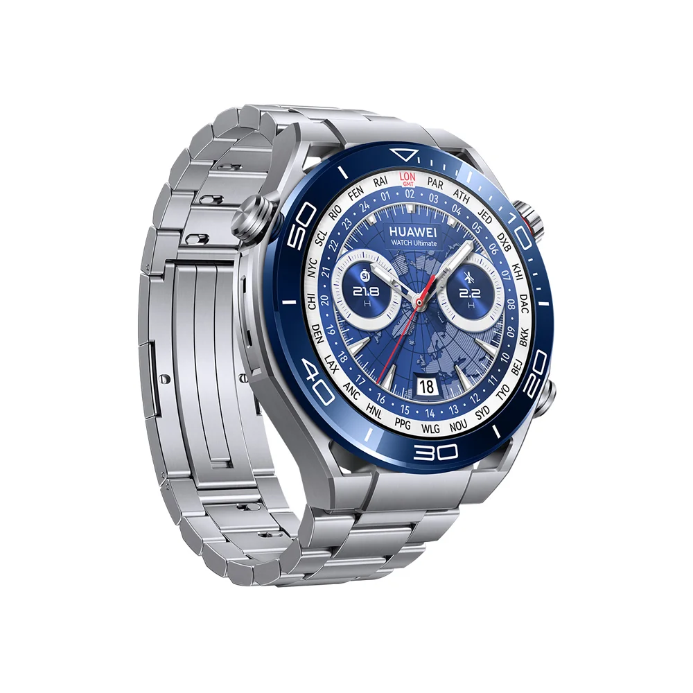 Huawei Watch Ultimate Voyage smart hodinky Blue Titanium