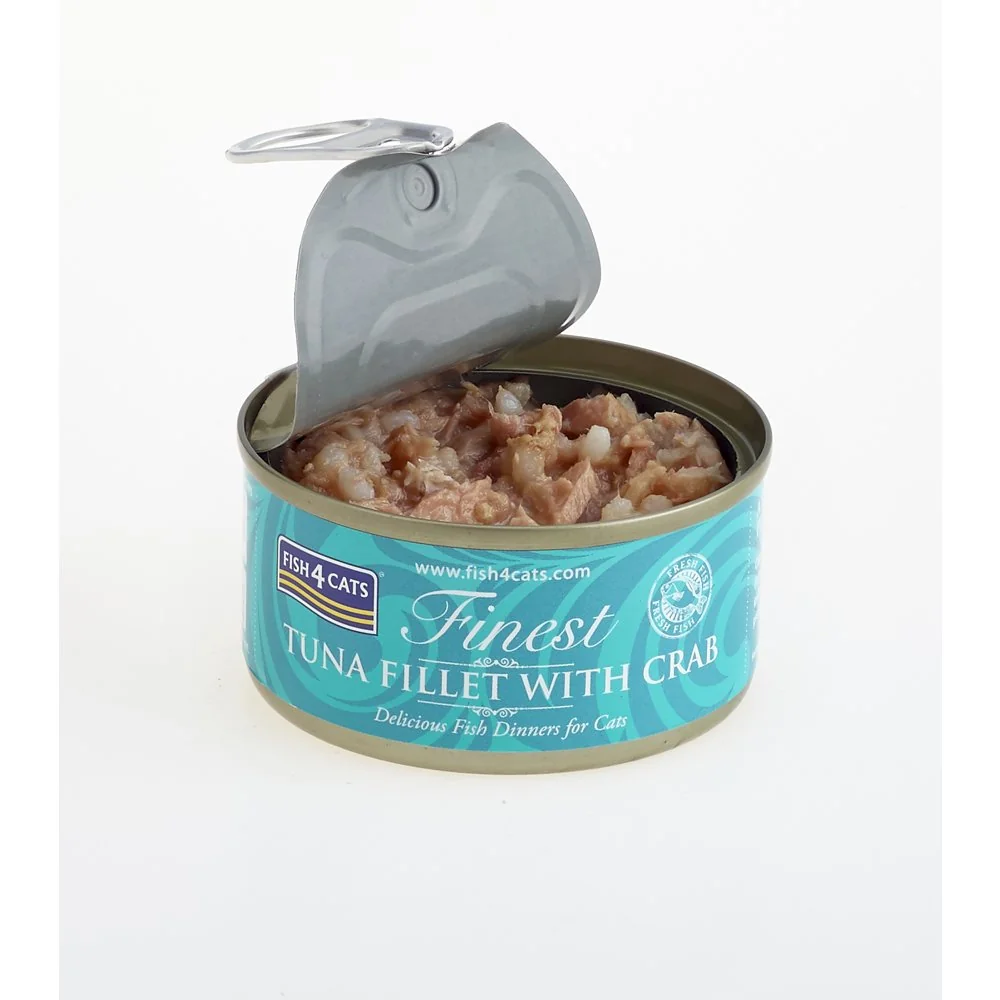 Fish4Cats Konzerva pro kočky Finest tuňák s krabem 70 g