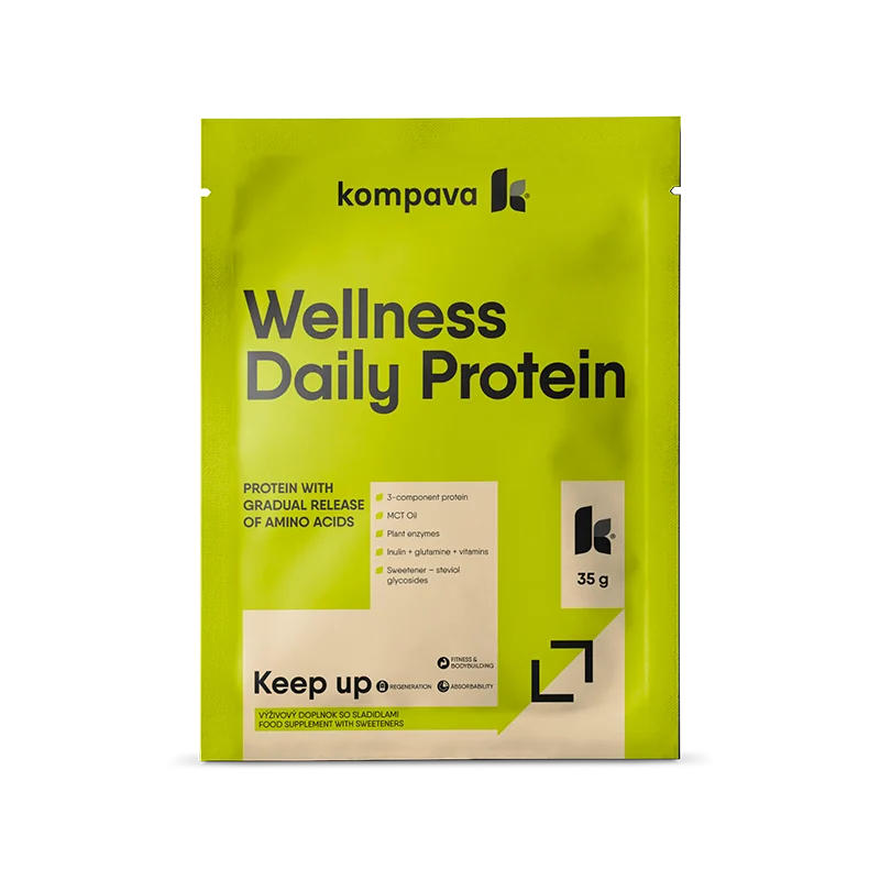 KOMPAVA Wellness Daily Protein 525 g/15 dávek, vanilka