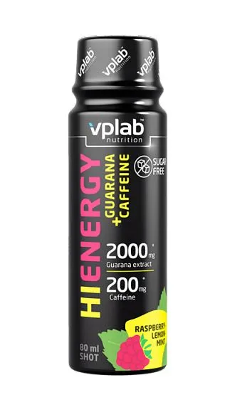 VPLAB HiEnergy Guarana + Caffeine Shot 80 ml