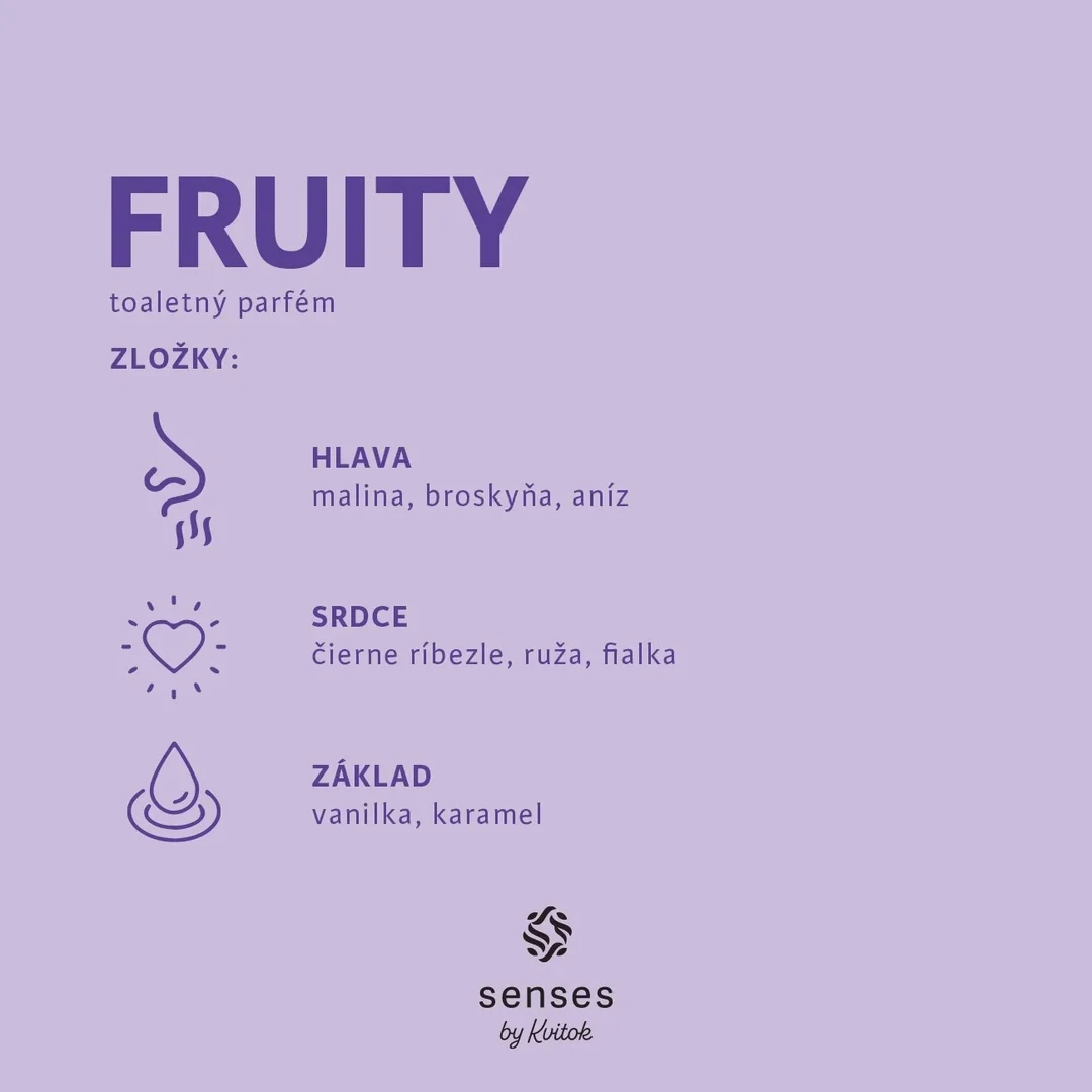 Kvitok Senses Toaletní parfém Fruity (30 ml)