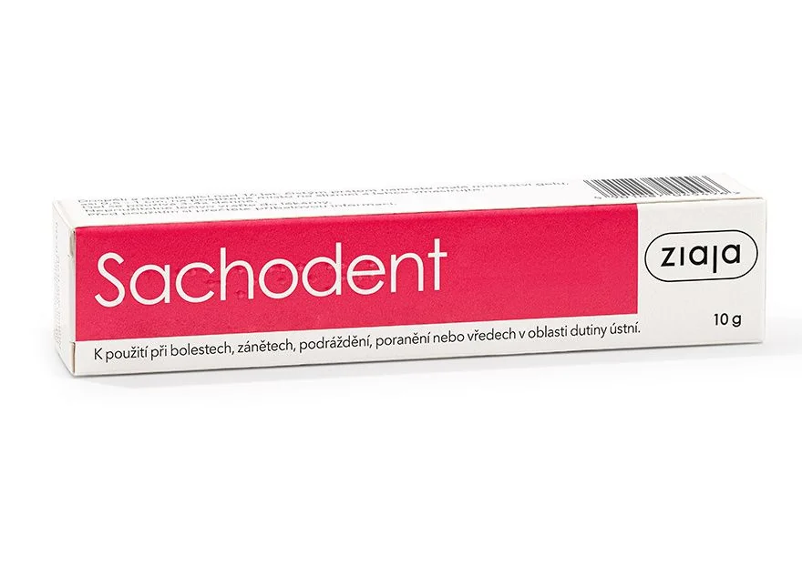 Sachodent 87,1 mg/g orální gel 10 g