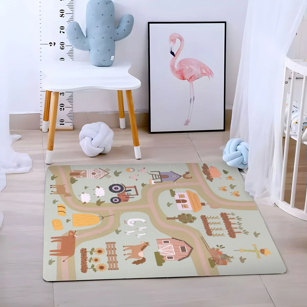 EcoToys Pěnová skládací hrací podložka pro děti - Venkov