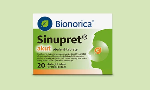 Sinupret akut 20 obalených tablet Sinupret akut 20 obalených tablet