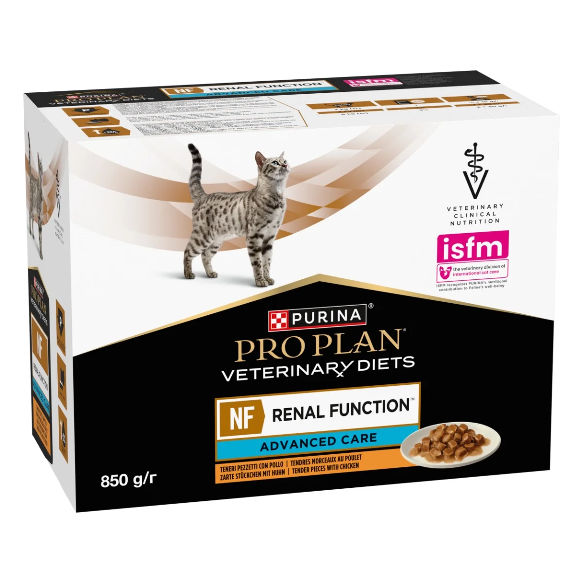Purina Pro Plan Veterinární diety NF Renal Function kapsičky pro kočky 10x85 g