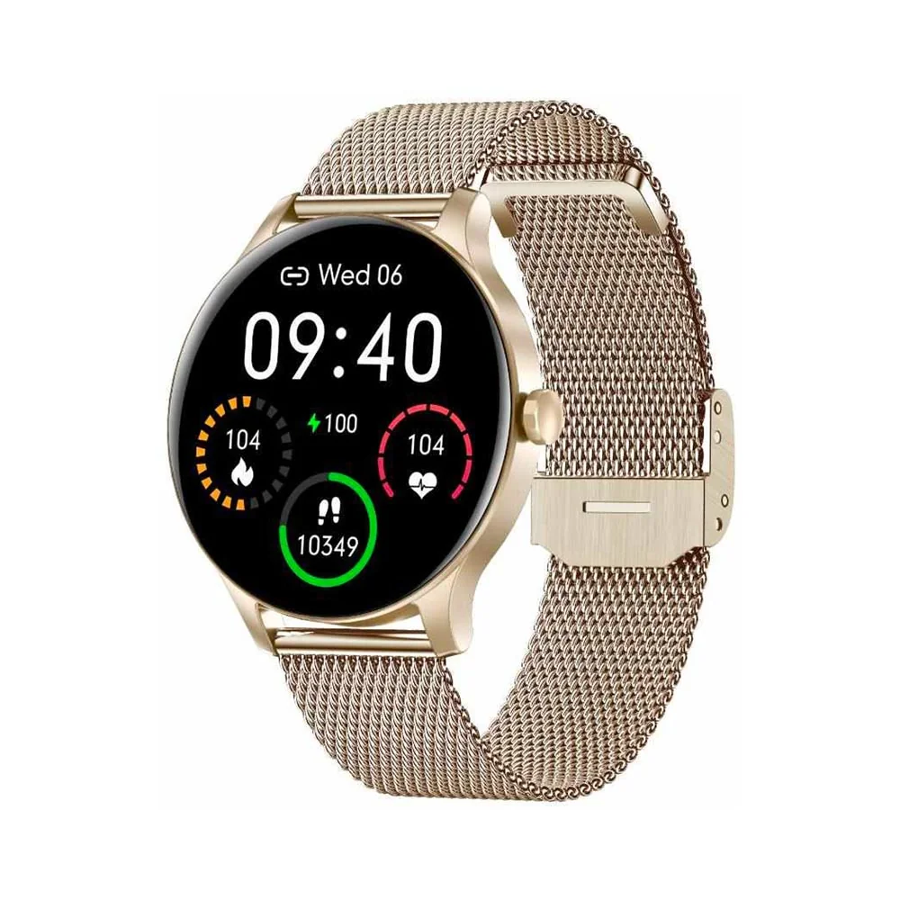Garett Smartwatch Classy smart hodinky Gold Steel