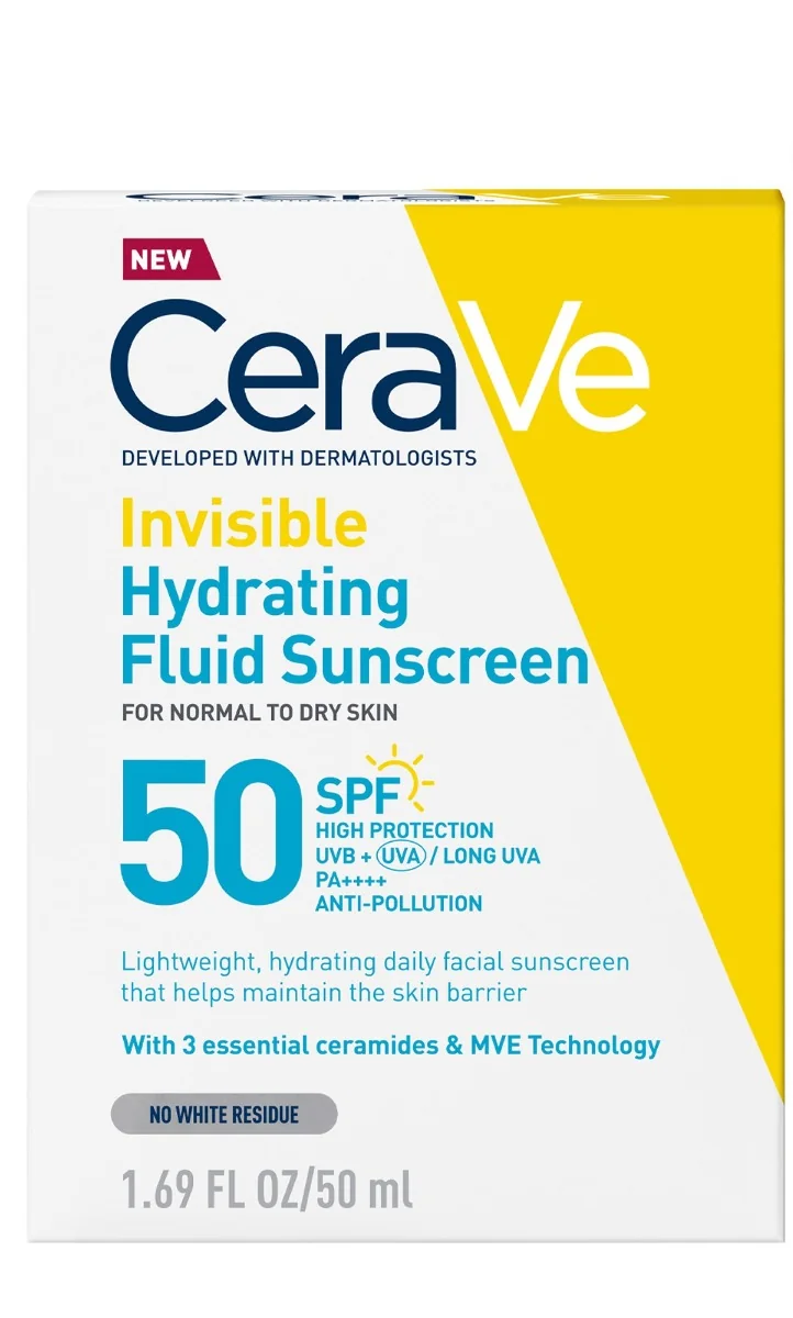 CeraVe Hydratační opalovací fluid SPF50+ 50 ml