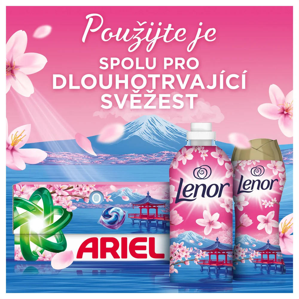 Lenor Japanese Blossom Aviváž 1239 ml 59 praní