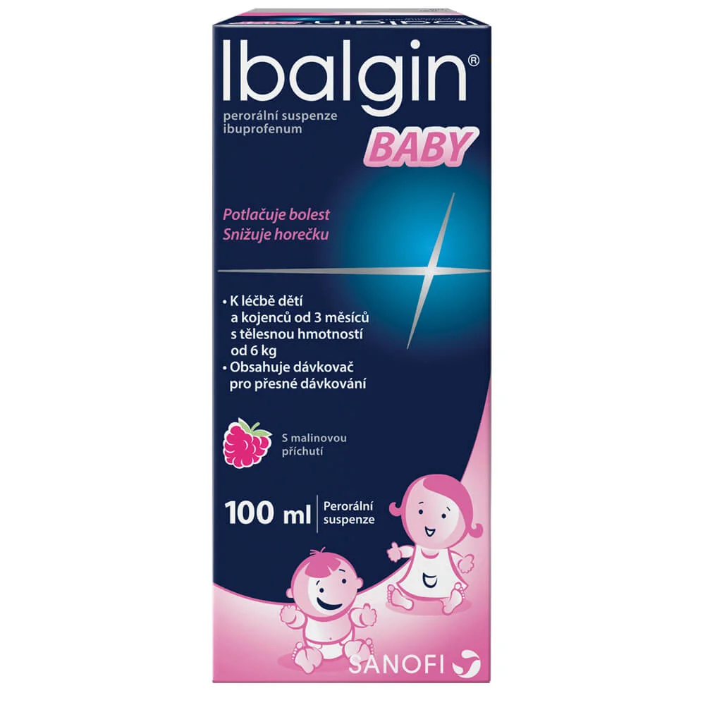 Ibalgin Baby 20 mg/ml suspenze 100 ml