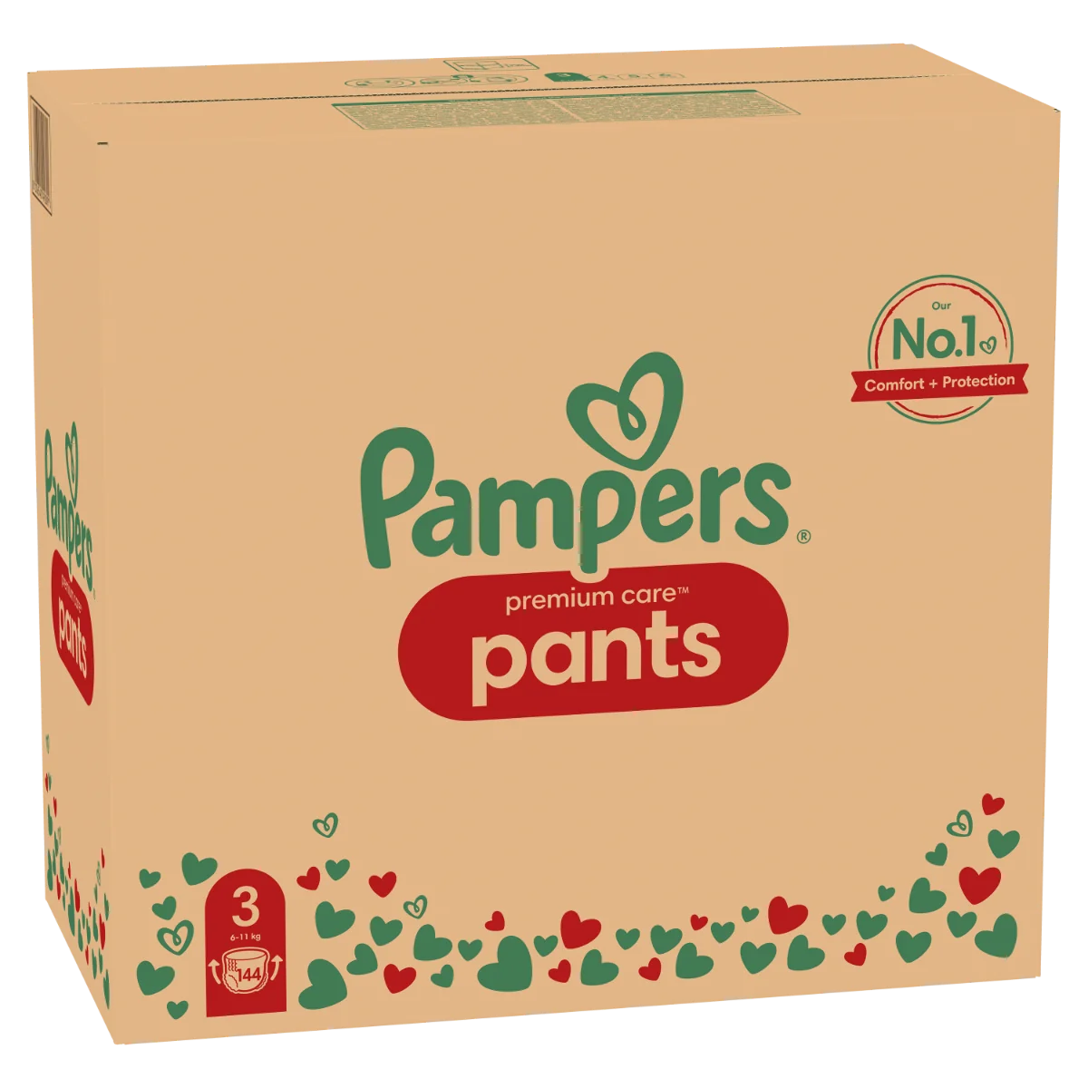Pampers Premium Care Pants vel. 3 6–11 kg plenkové kalhotky 144 ks