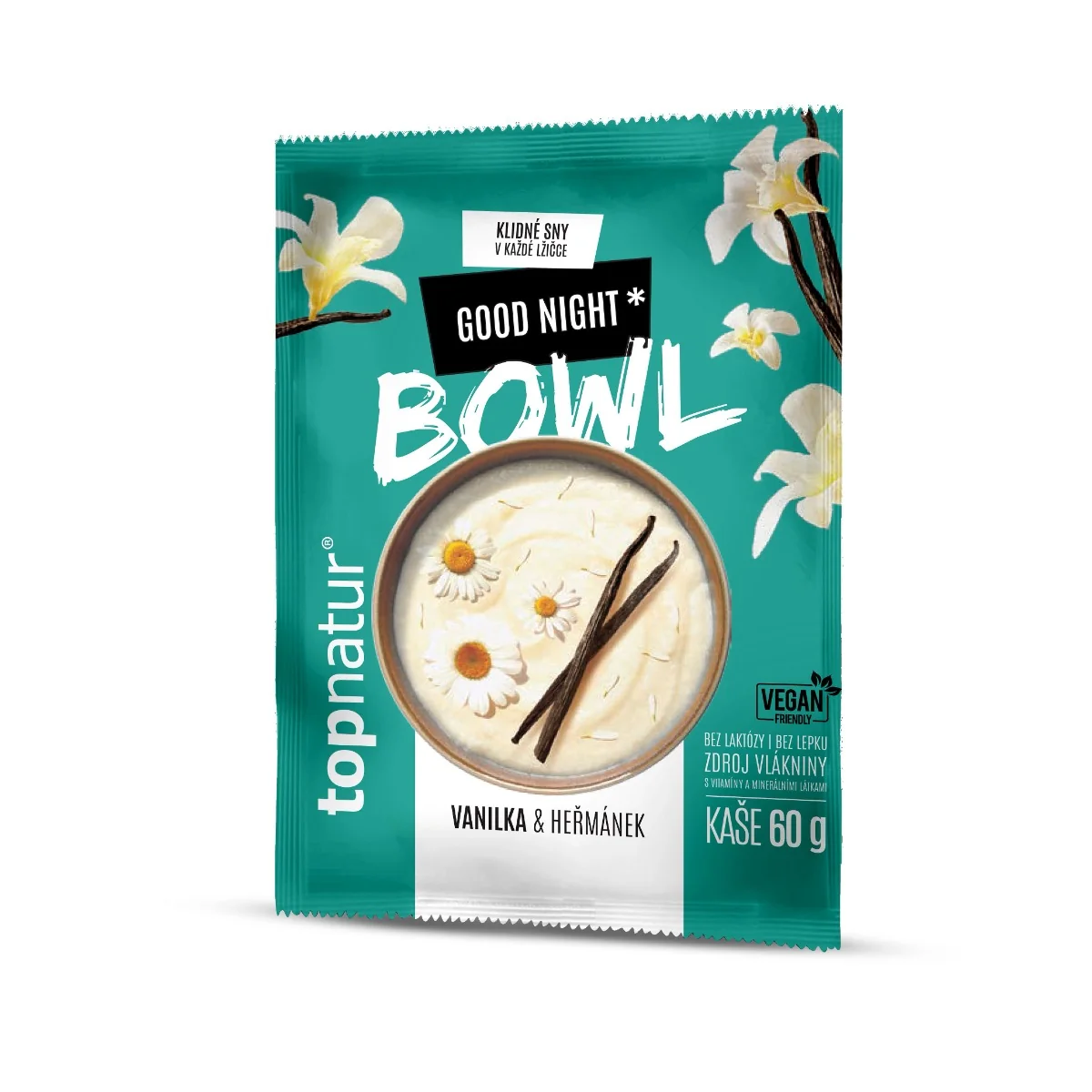 Topnatur Bowl Good Night vanilka a heřmánek kaše 60 g