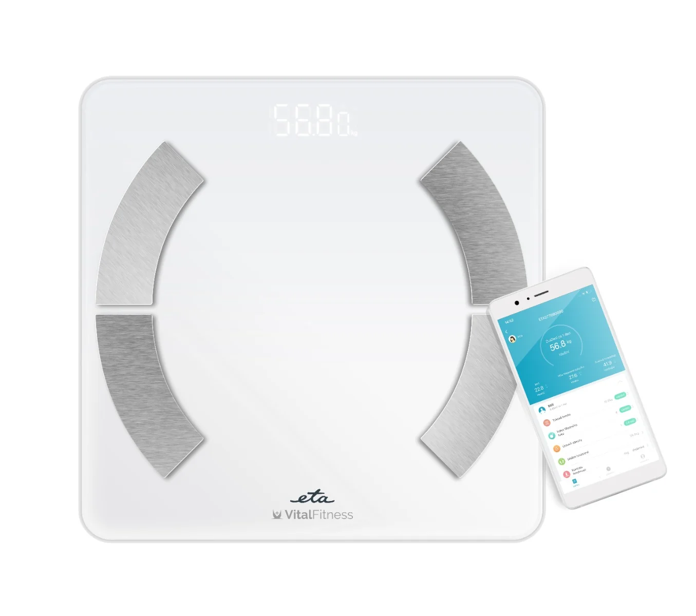 ETA Vital Fitness Analytická osobní váha 2779 90000 bílá