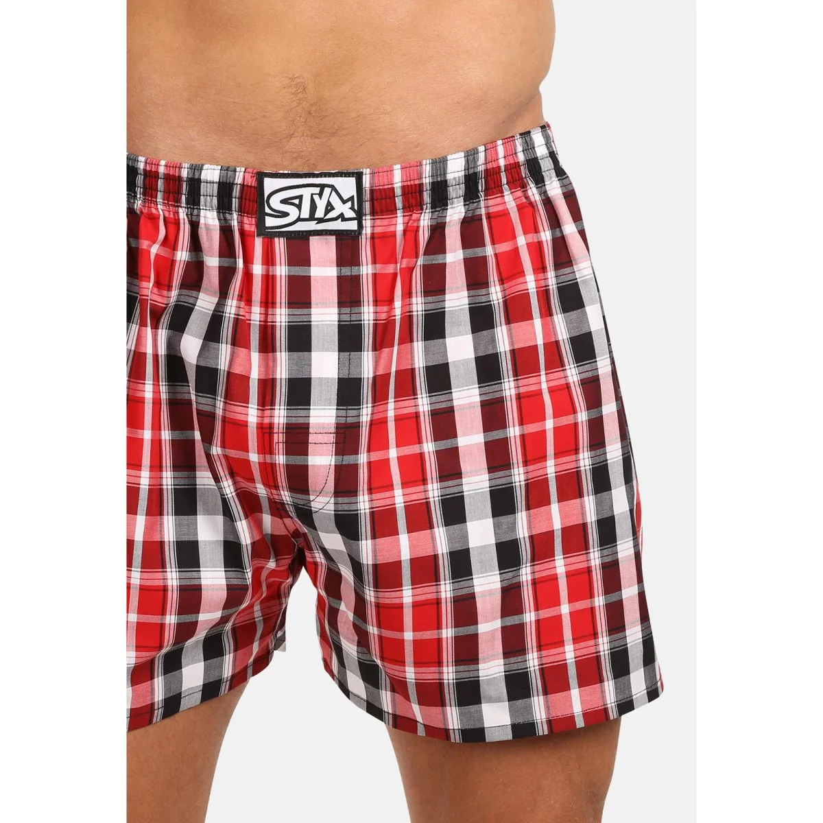 Styx Pánské trenky klasická guma vícebarevné (A1035) XL