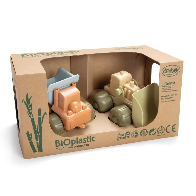 DANTOY BIOplastic sada stavebních autíček 2ks 24m+