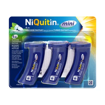 Niquitin mini 4 mg 3x20 lisovaných pastilek